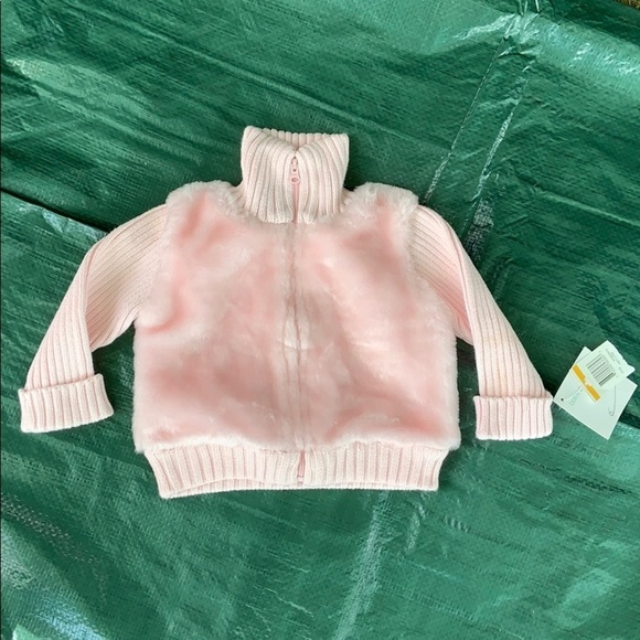 greendog Other - ☀️ 3/$36 or 2/$30 NEW BABY GREENDOG Pink Fur Jacket sz 0-3